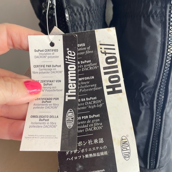 New Tags On! SKYR black nylon, thermolite snow boot size 8M - Picture 8 of 8